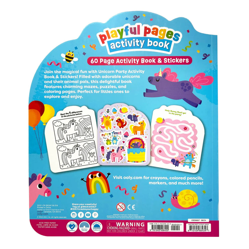Playful Pages Activity Book + Stickers