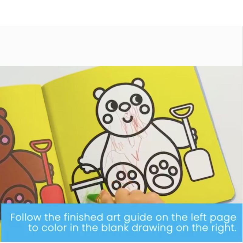 Raised Colouring Book