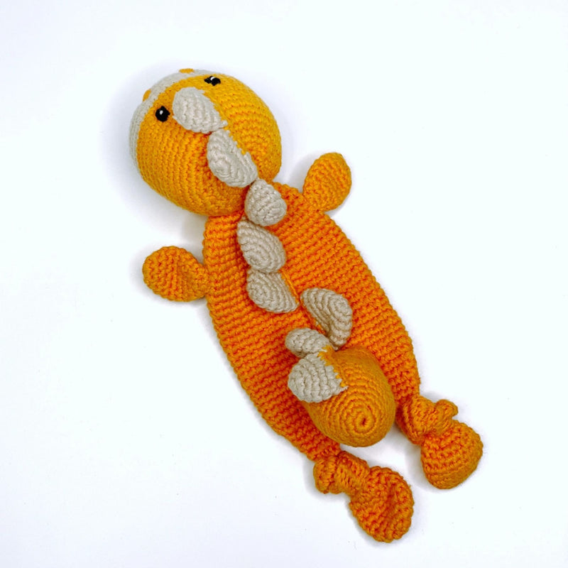 Organic Cotton Crochet Dinosaur Lovery