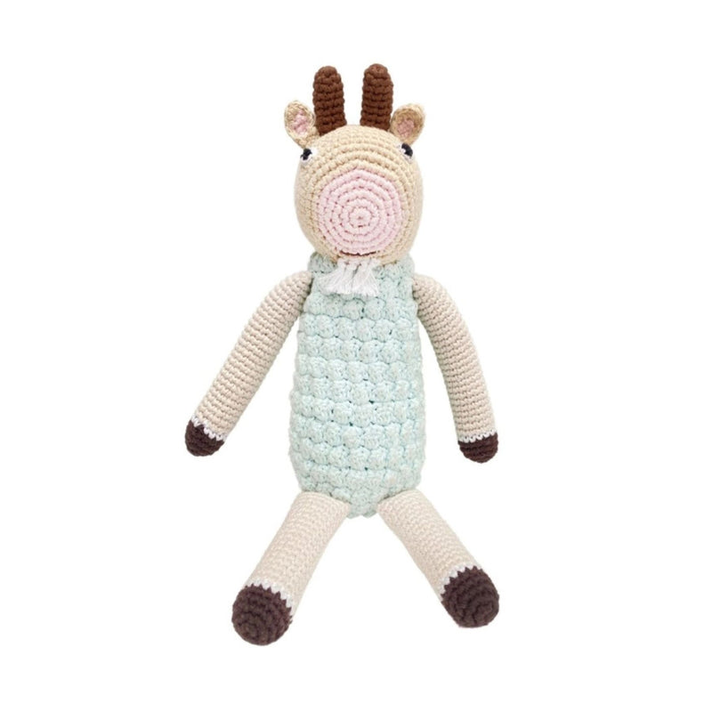 Organic Cotton Goat Rattle