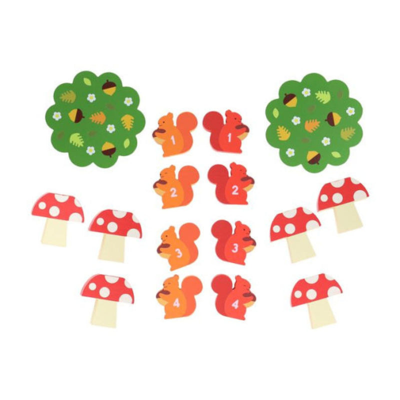 Squirrel Jump, Counting Game