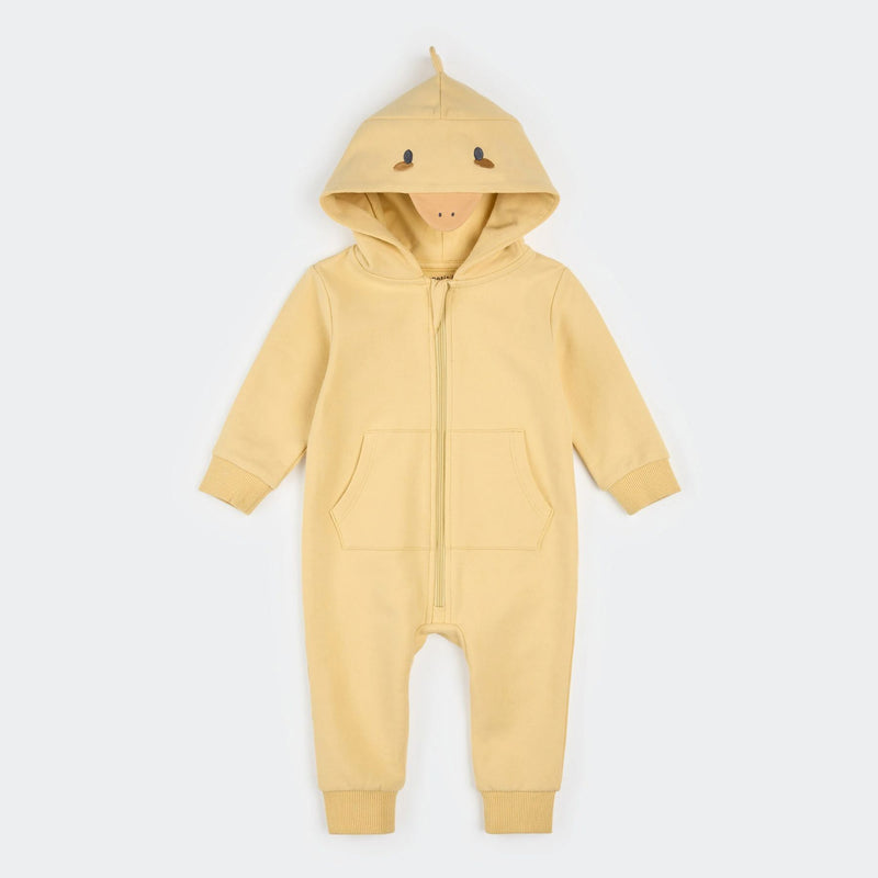 Hooded Baby Chick Yellow Playsuit