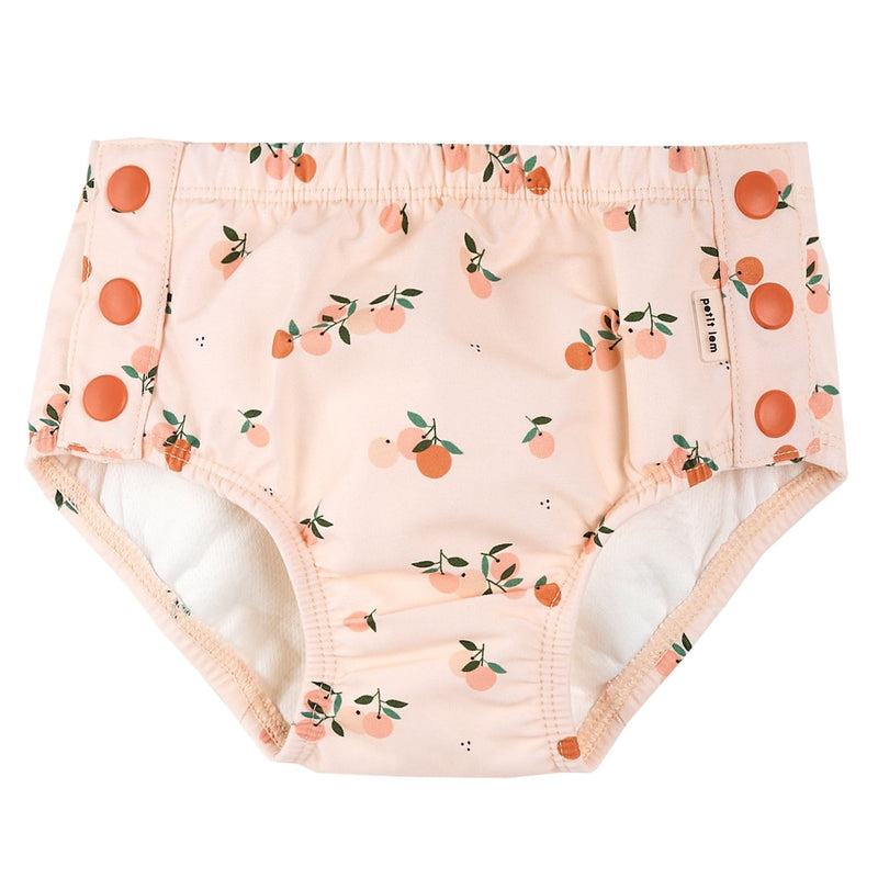 Oranges Print Swim Diaper