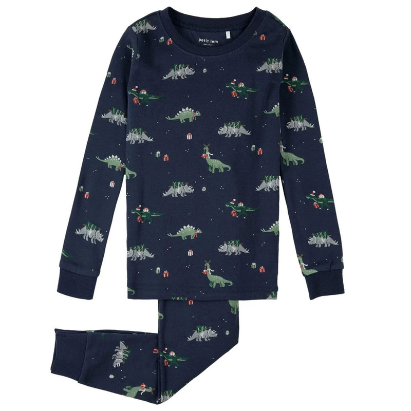 Holiday Dino PJ Set