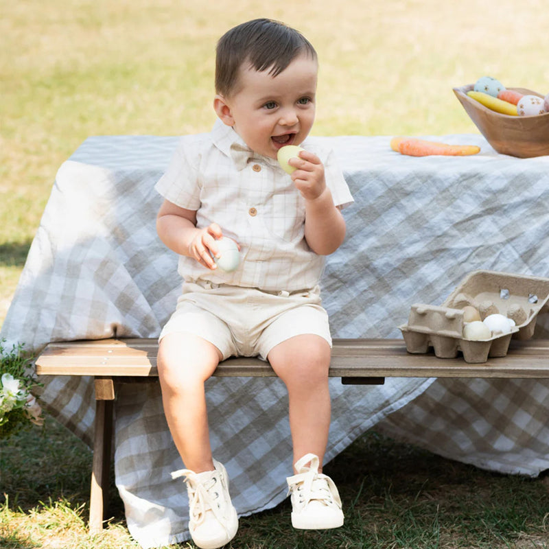 Poplin Shirt + Chambray Short Set