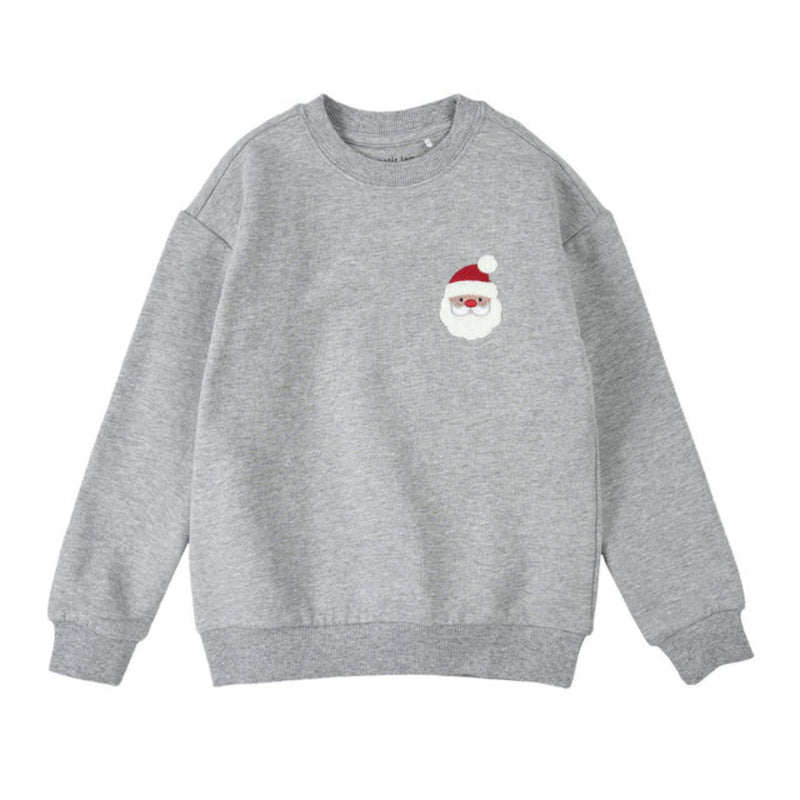 Heather Grey Santa Sweatshirt