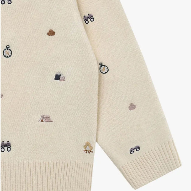 Cotton Knit Cardigan - Mini Camp