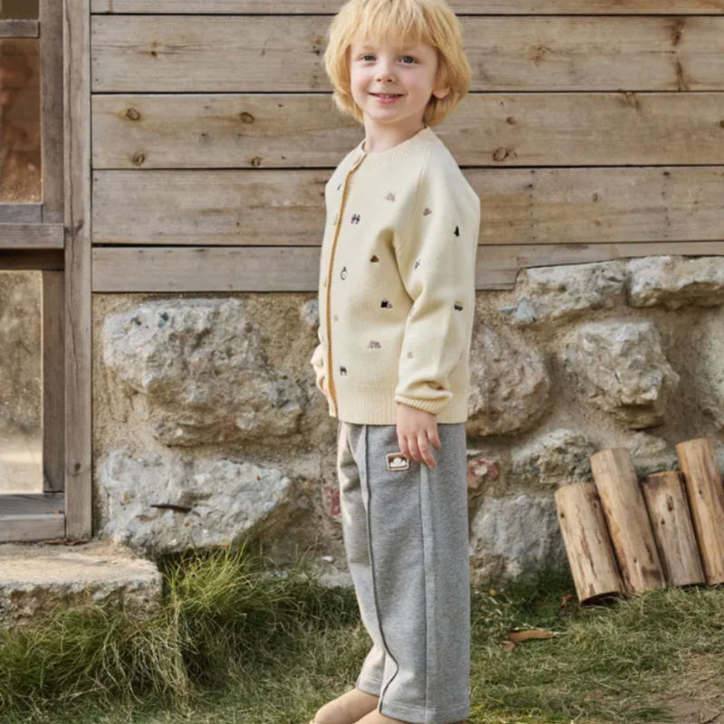 Cotton Knit Cardigan - Mini Camp