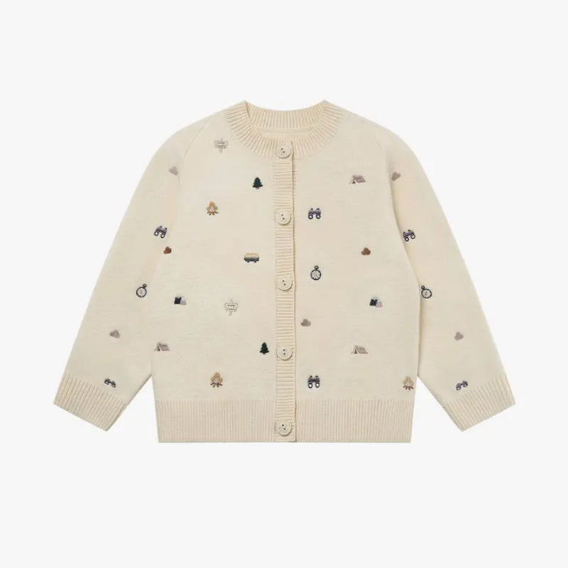 Cotton Knit Cardigan - Mini Camp