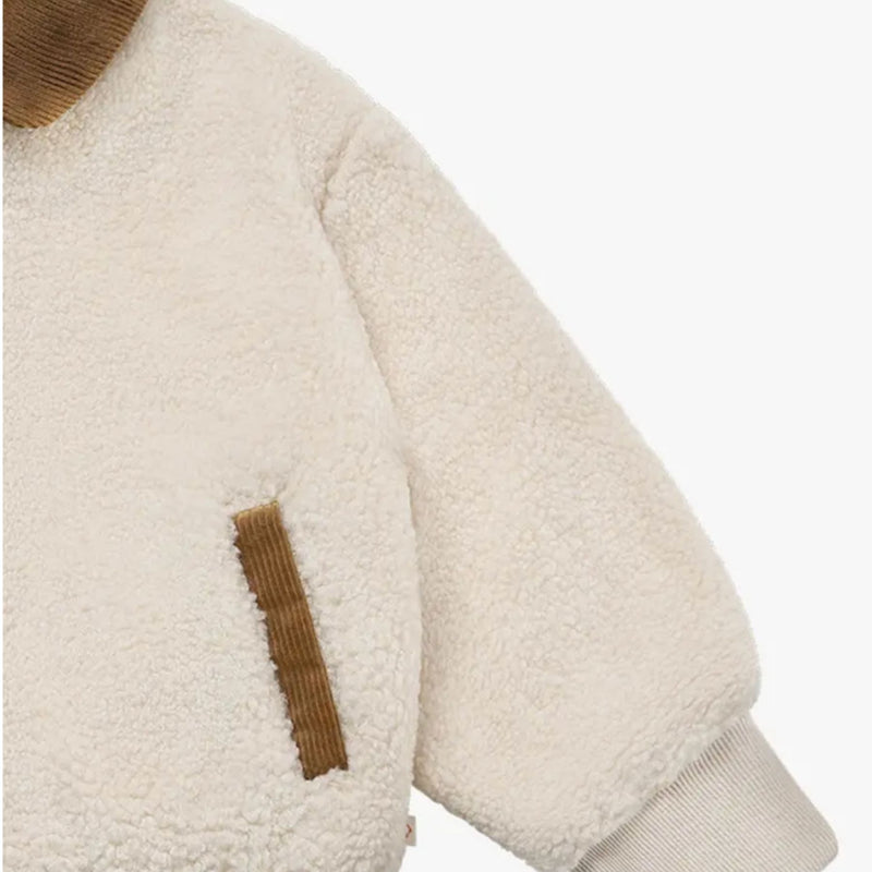 Recycled High Pile Fleece Kids Bomber Jacket - Could