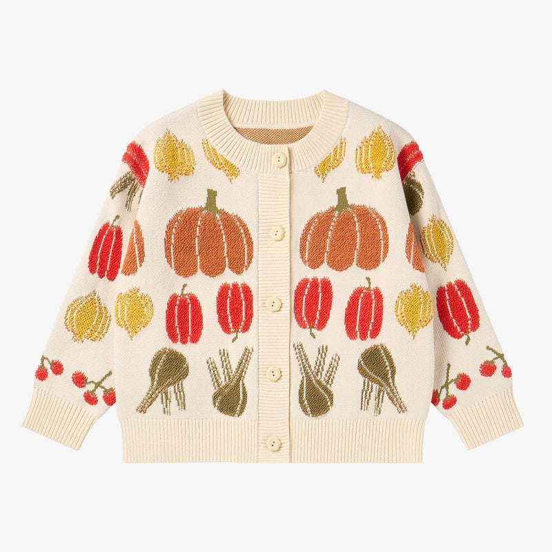Veggie Tales  Jacquard Cardigan