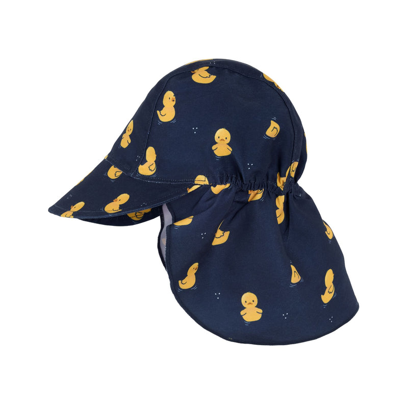 Rubber Ducks on Navy Flap Hat