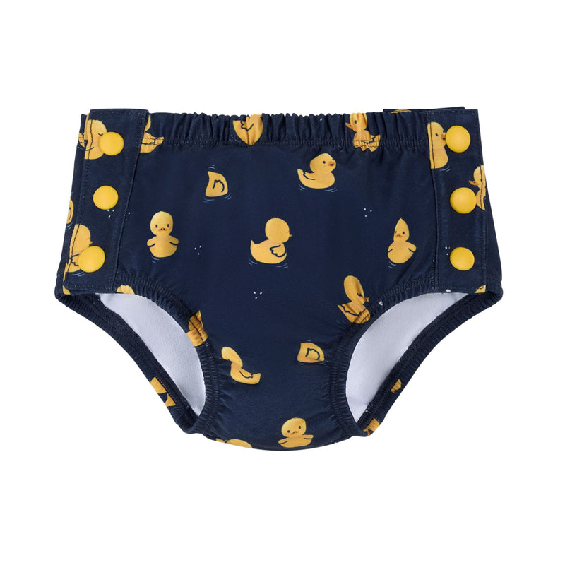 Rubber Ducks on Navy Swim Diaper