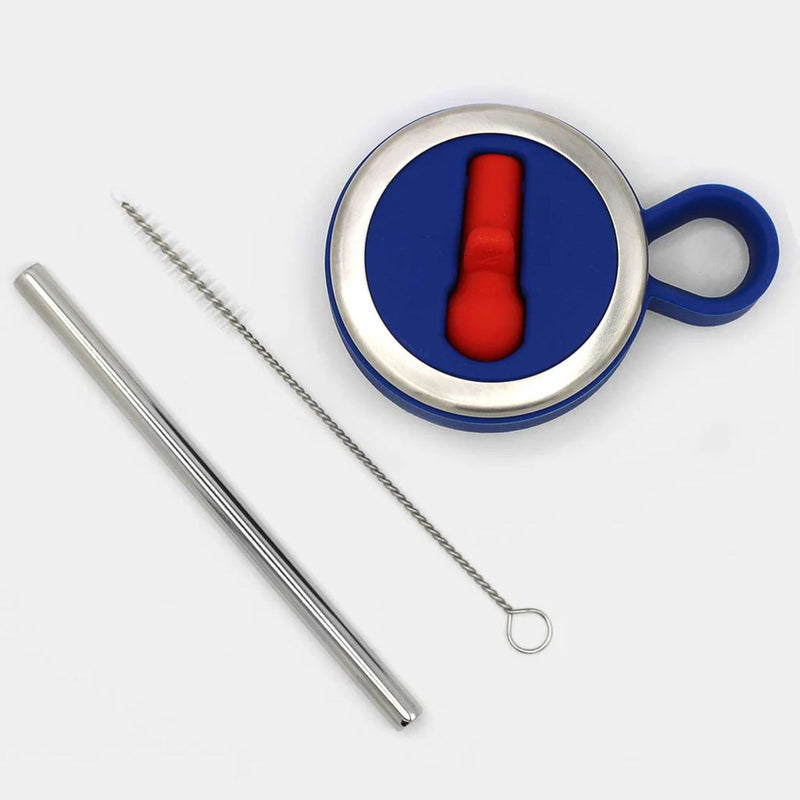 Glacier Replacement Lid + Straw