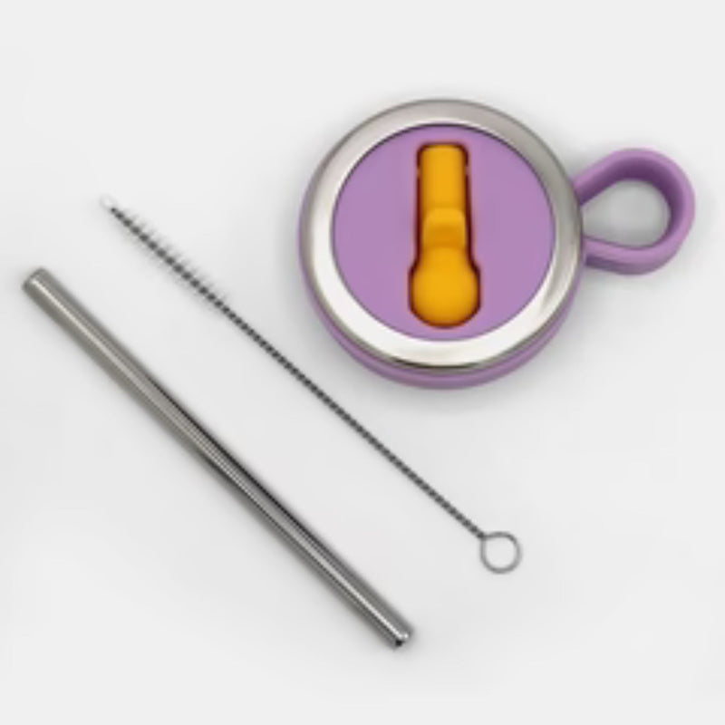 Glacier Replacement Lid + Straw