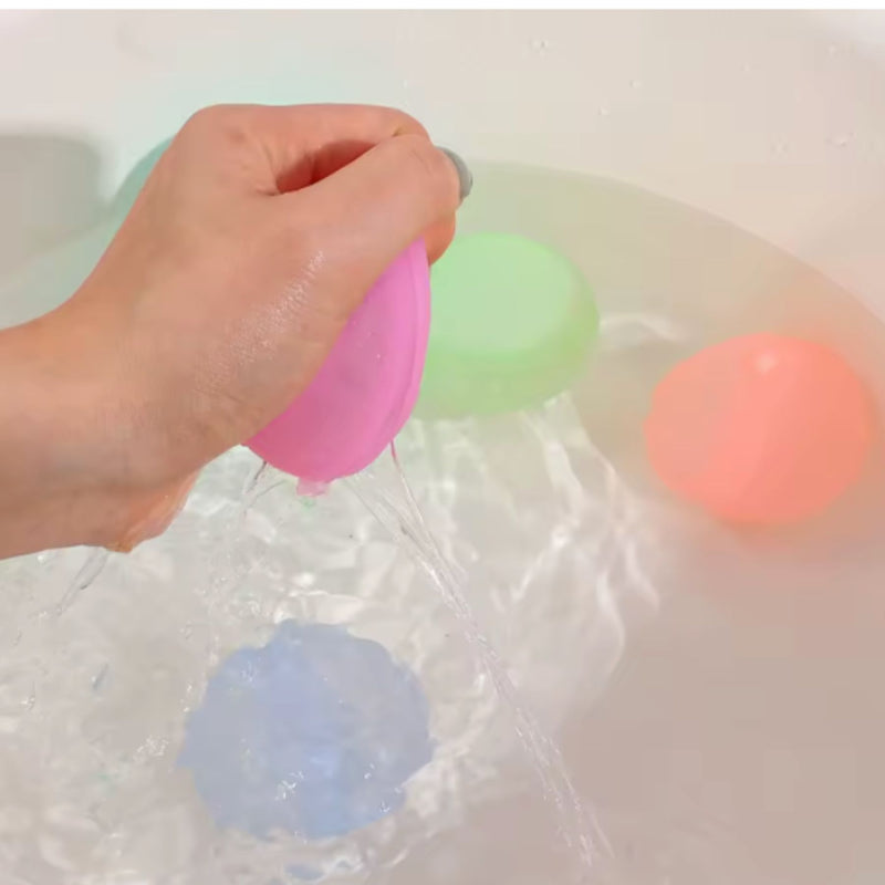 Reusable Silicone Water Balls - 6 Pack