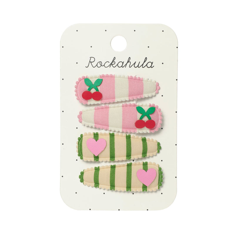 Cherry Kiss Fabric Clips