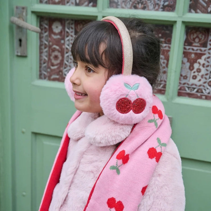 Cheerful Cherry Earmuffs