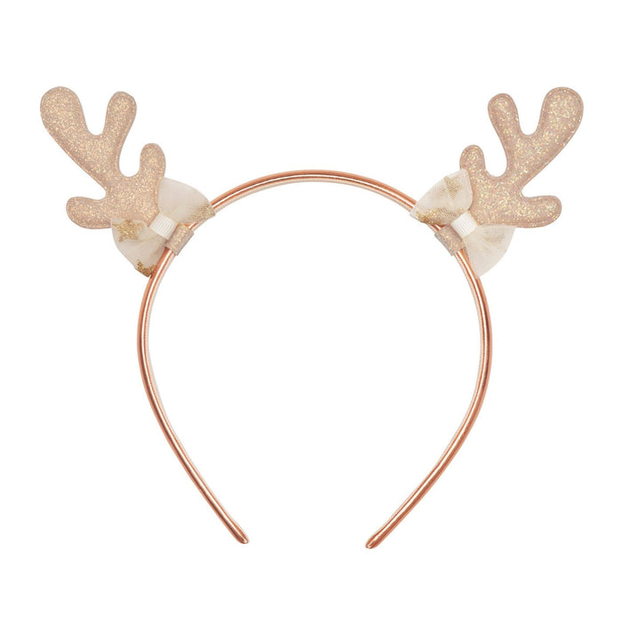 Golden Reindeer Headband