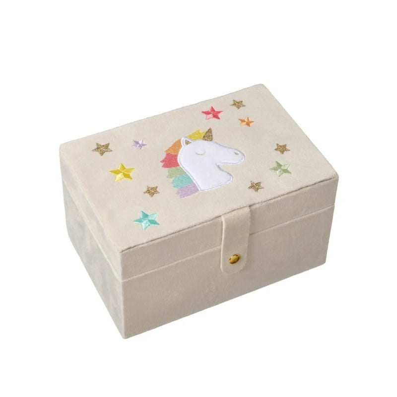 Rainbow Unicorn Large Jewellery Box