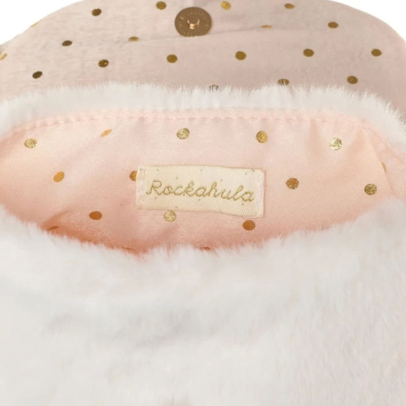 Sequin Bow Fluffy Bag