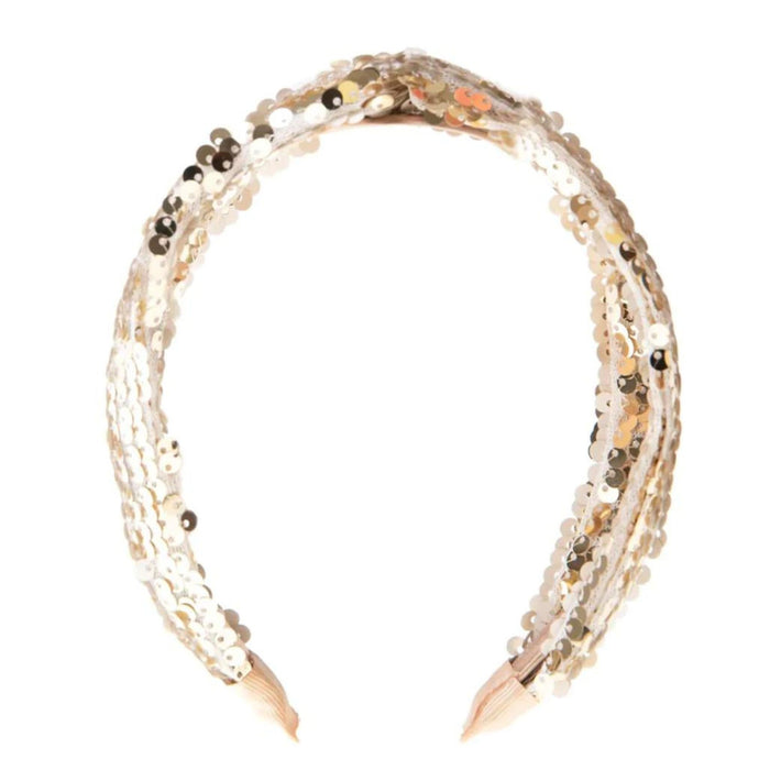 Sequin Crush Gold Headband