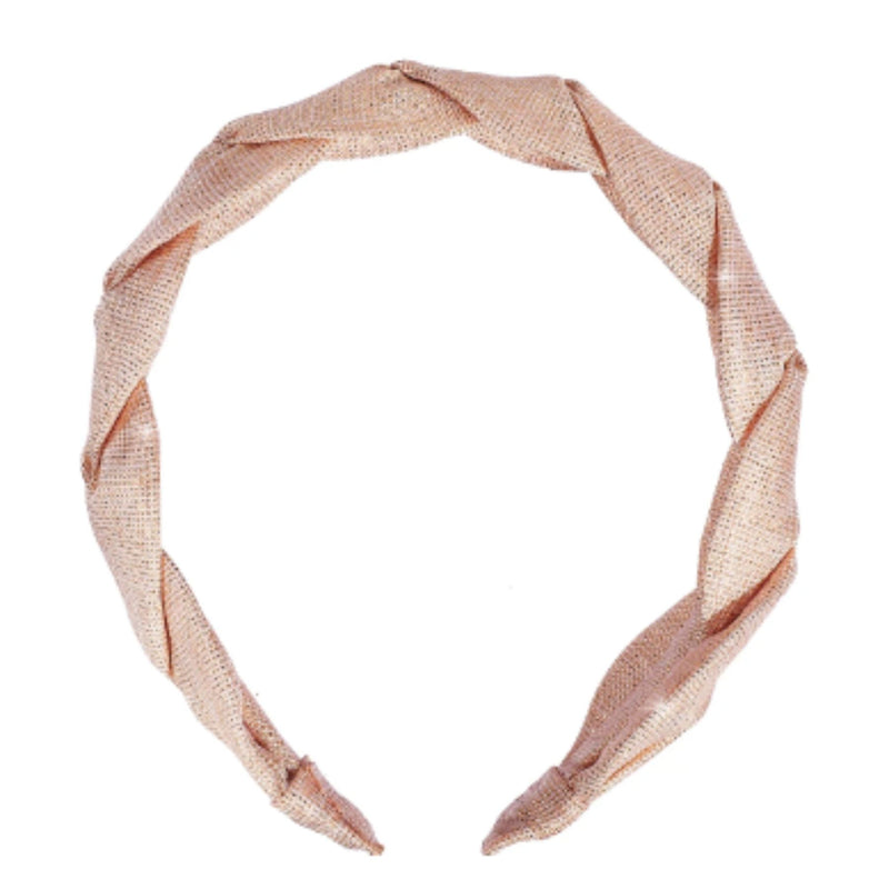 Sparkle Linen Plaited Headband