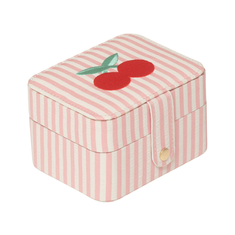 Stripy Cherry Jewellery Box