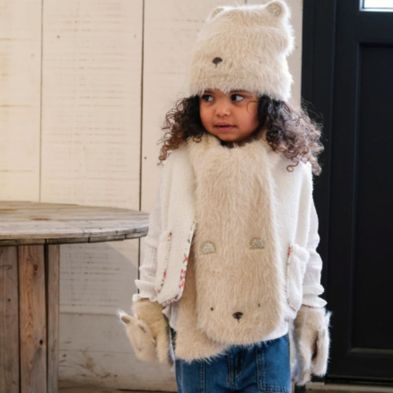 Teddy Bear Fluffy Scarf