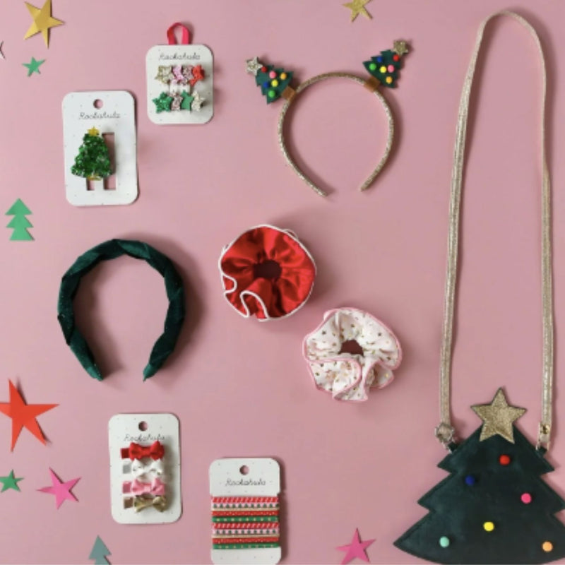 Velvet Christmas Tree Headband