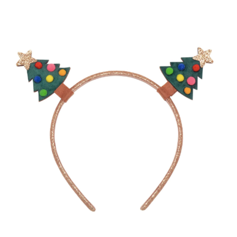 Velvet Christmas Tree Headband