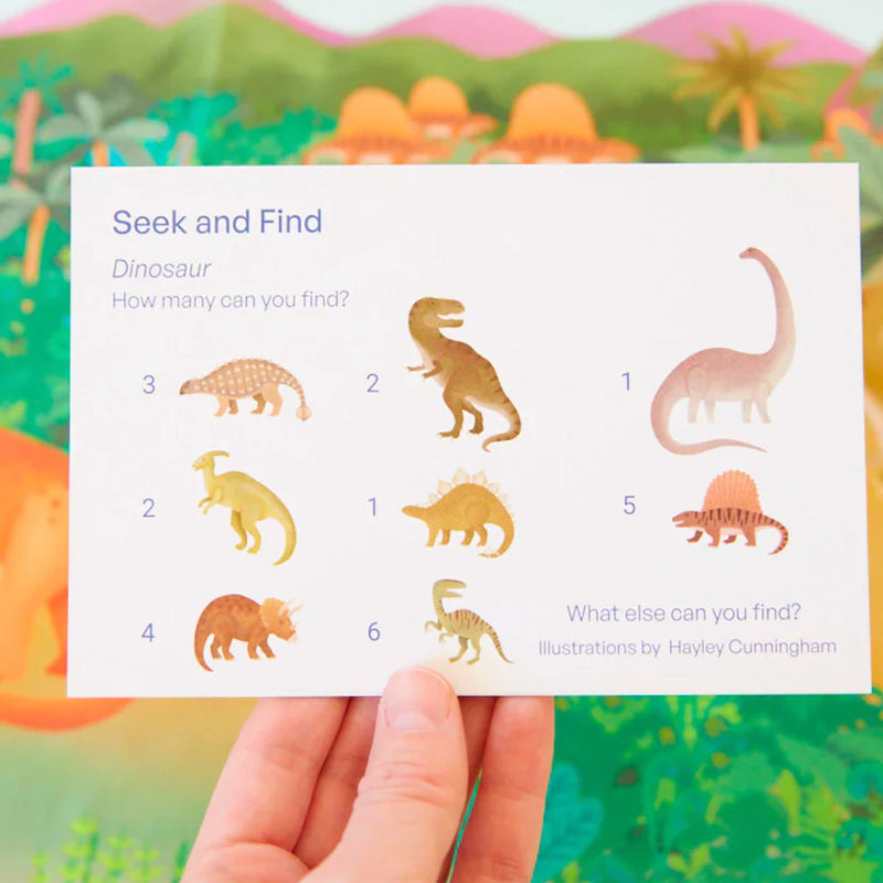 Dinosaur Seek + Find Playsilk