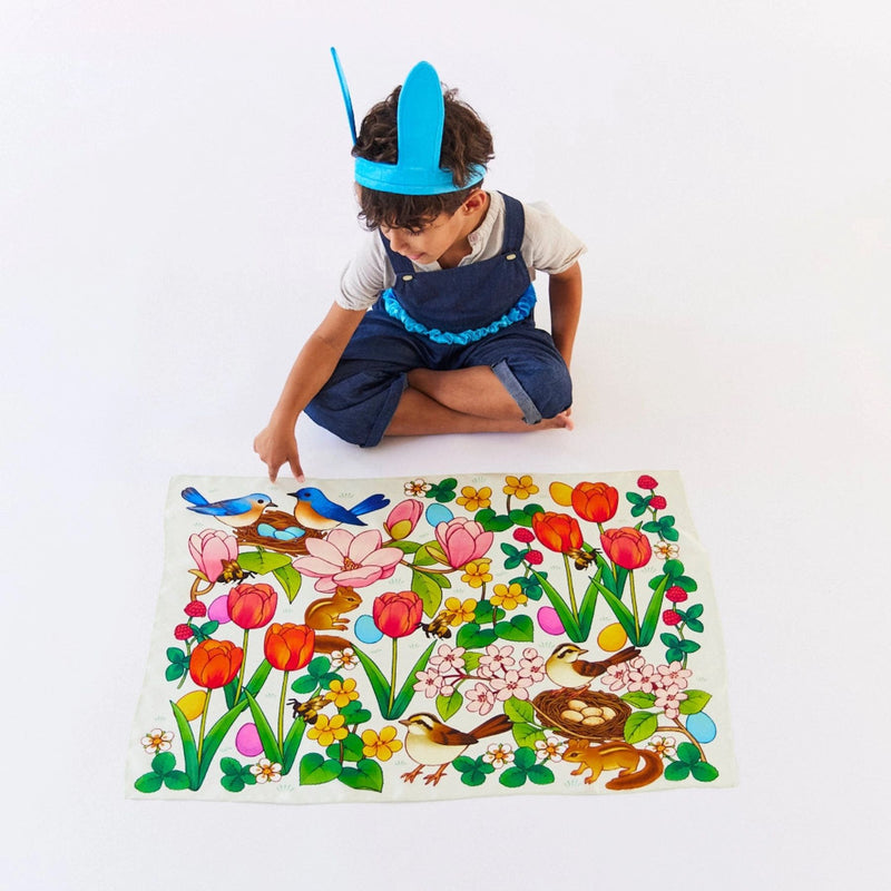 Easter Egg Seek + Find Playsilk