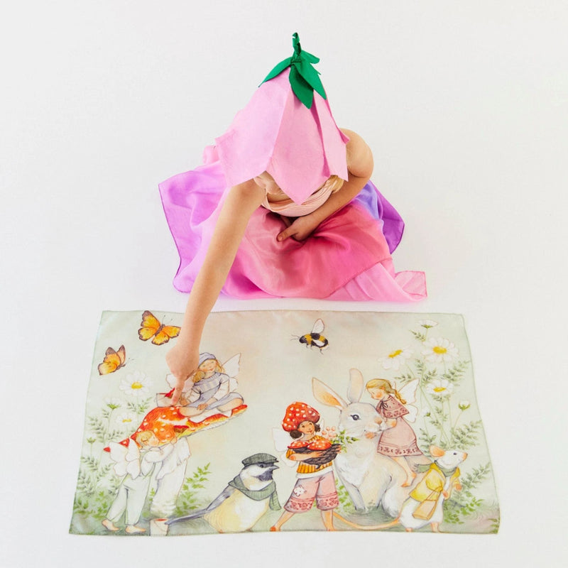 Spring Fairies Seek + Find Playsilk