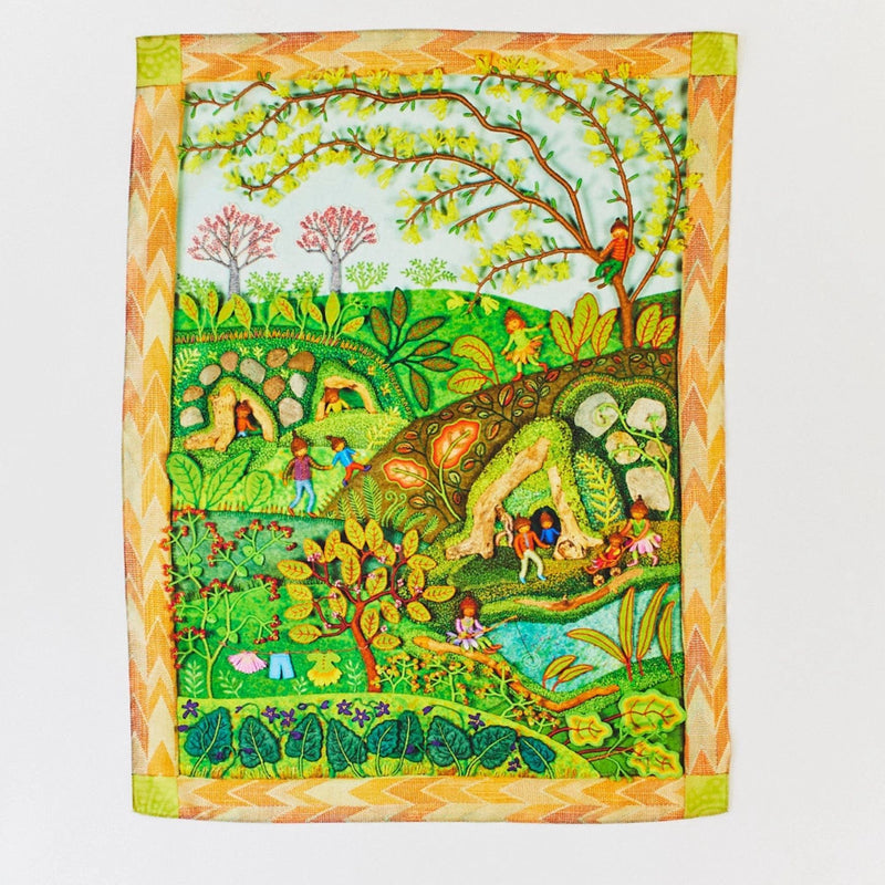 Springtime in Mossy Glen Seek + Find Playsilk