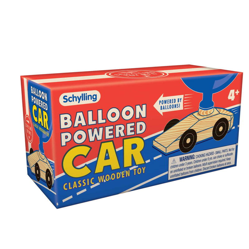 Wooden Balloon Powered Car