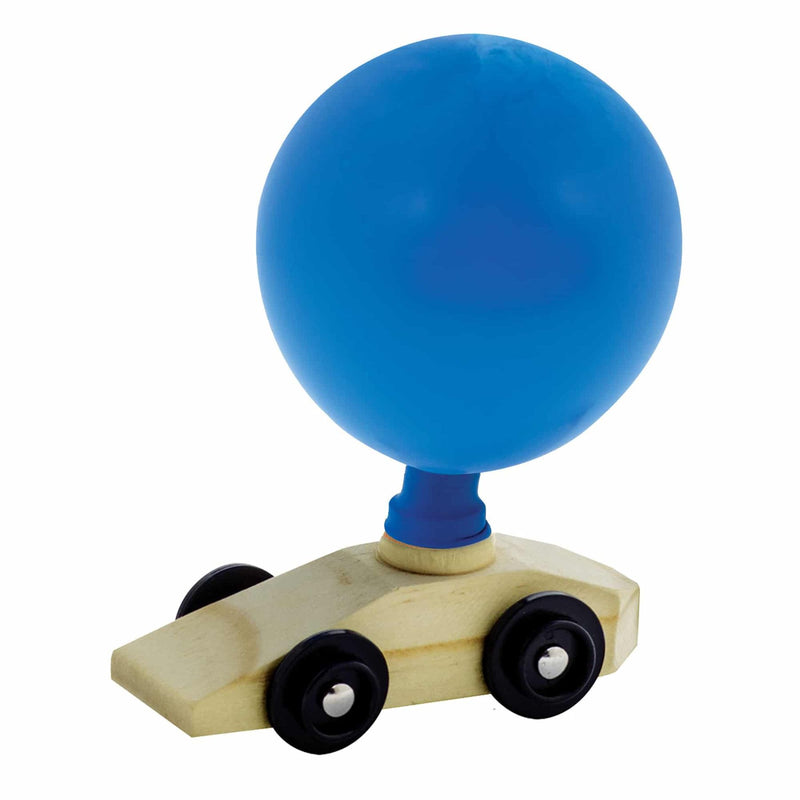 Wooden Balloon Powered Car