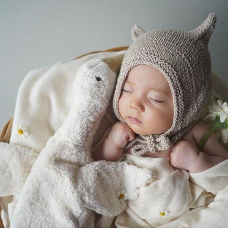 Organic Cuddly Animals, Small Goose White