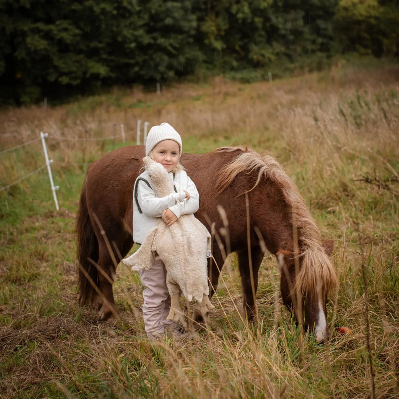 Organic Cuddly Animals, Large Goose Linen