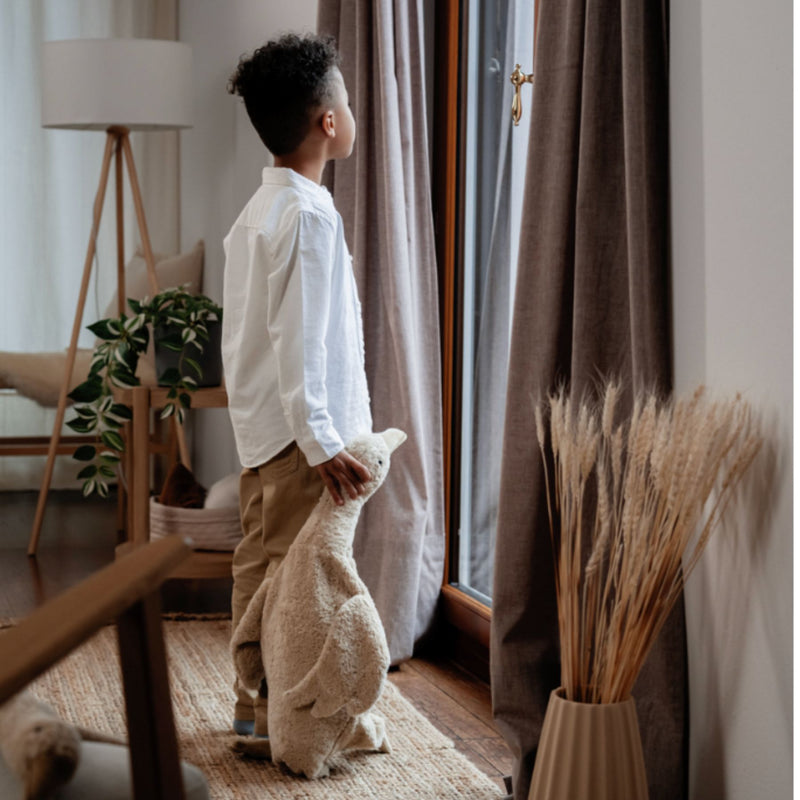 Organic Cuddly Animals, Large Goose Linen