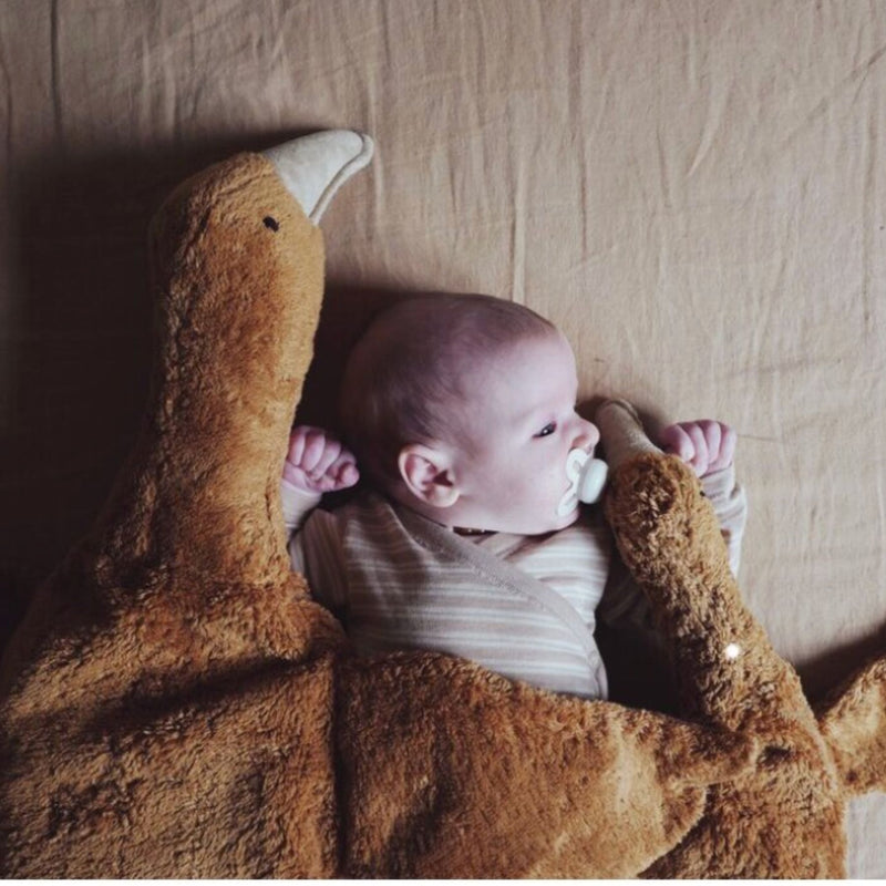 Organic Cuddly Animals, Large Goose Rust