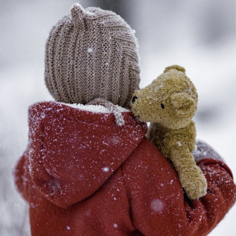 Organic Floppy Animals, Small Bear Beige