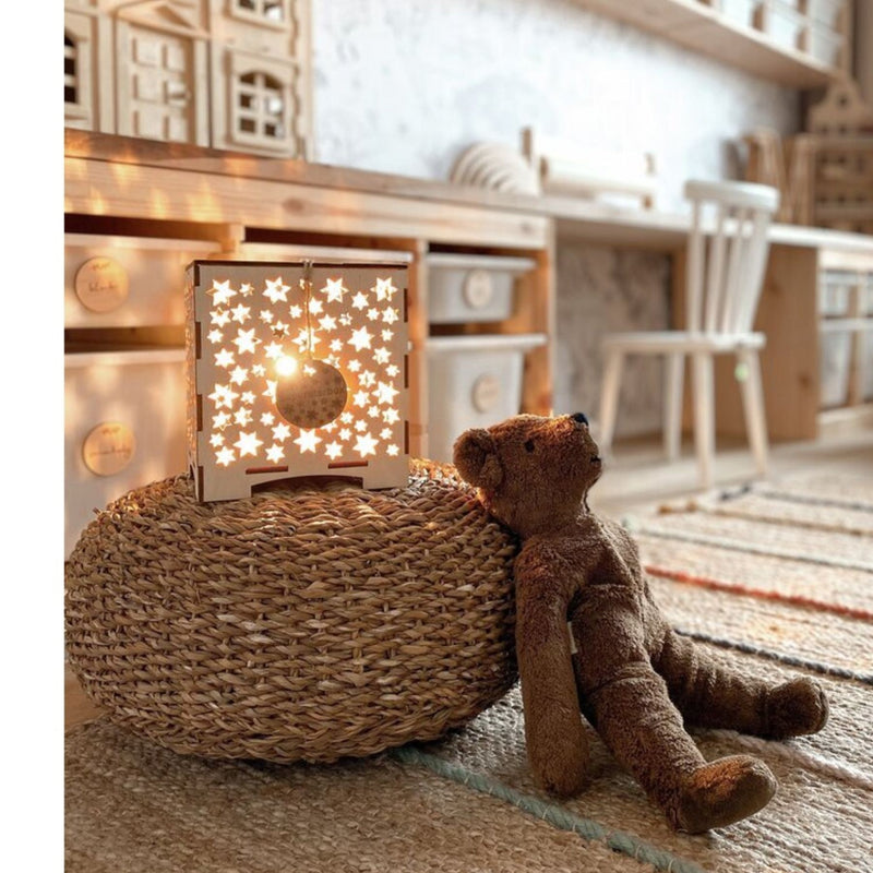 Organic Floppy Animals, Large Bear Brown