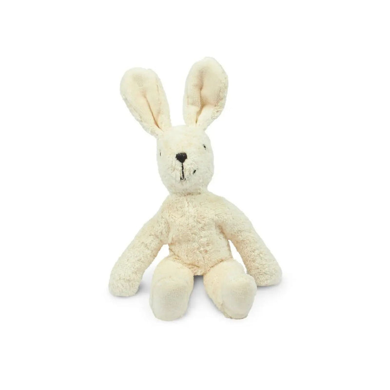 Organic Floppy Animals, Small Rabbit White