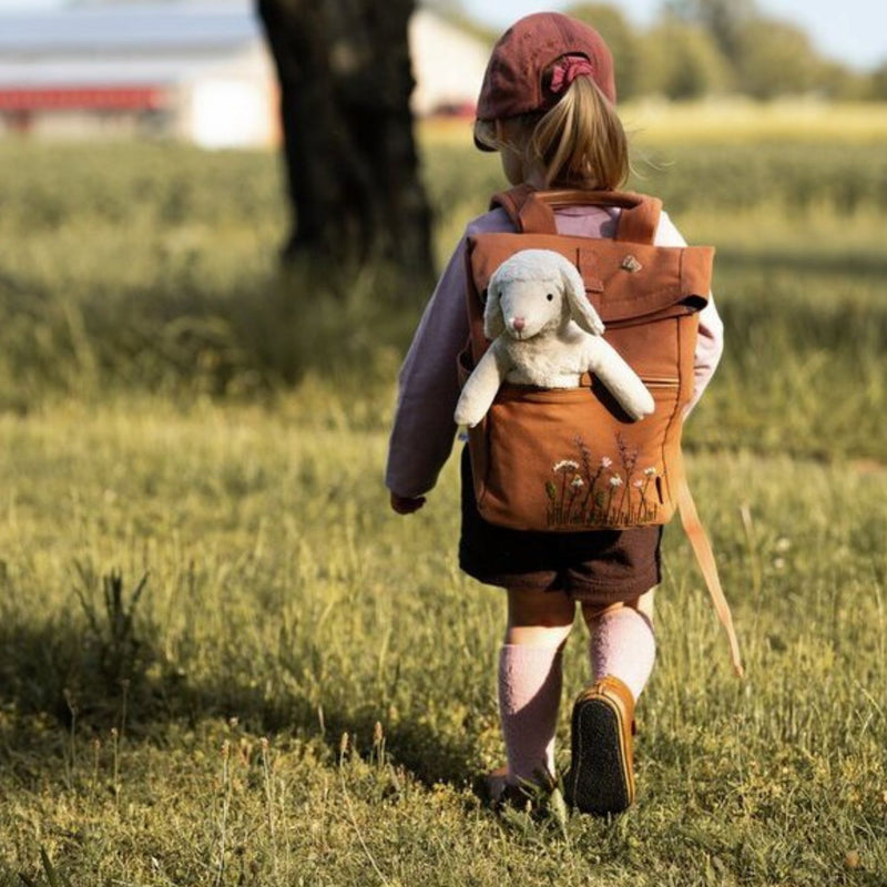 Organic Floppy Animals, Small Sheep White