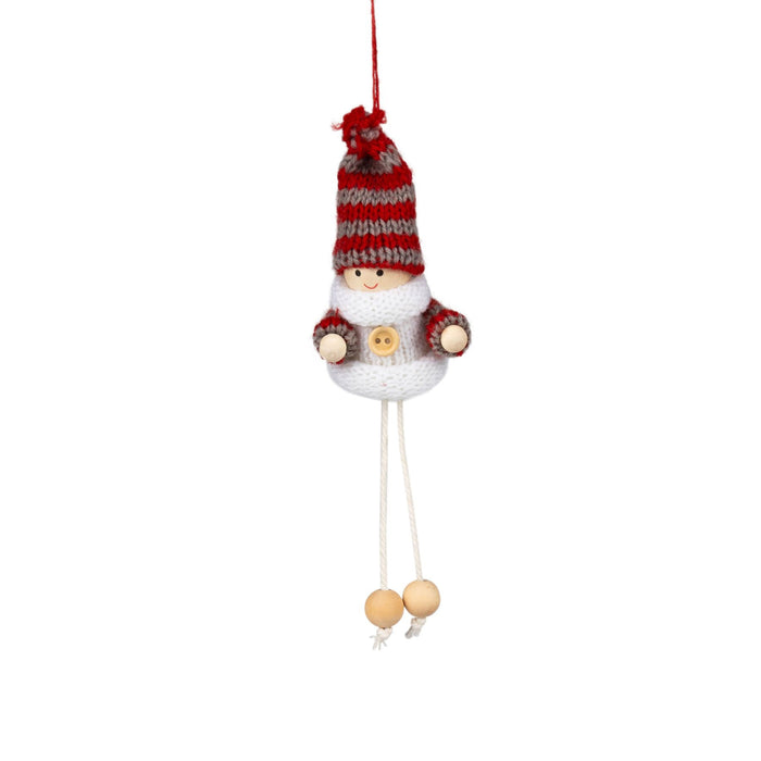 Knitted Boy + Girl Ornaments