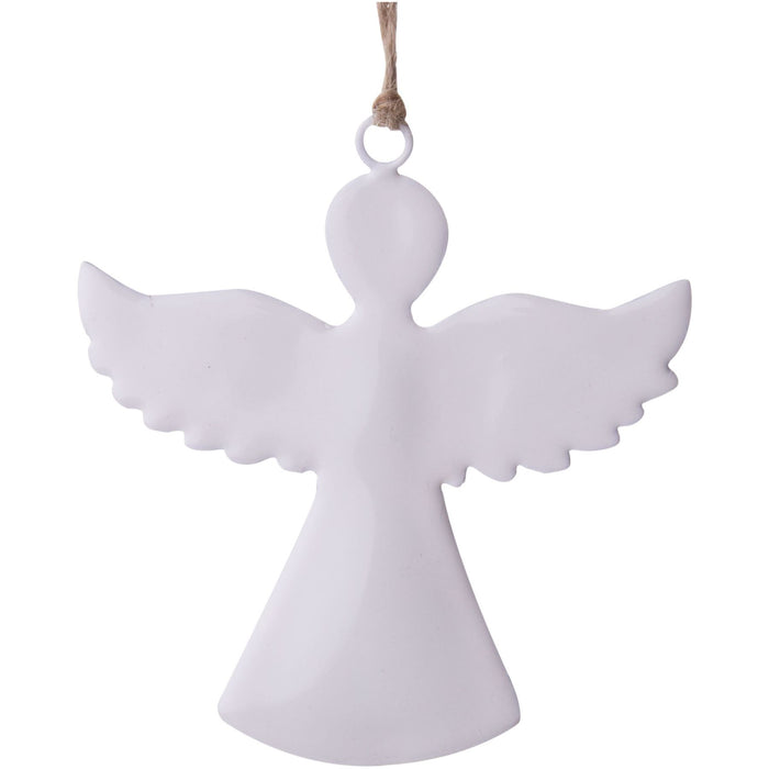 Metal Angel Silhouette Ornament