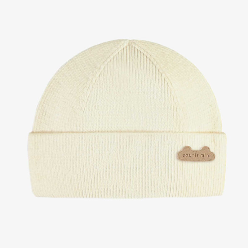 Cream Knitted Newborn Toque