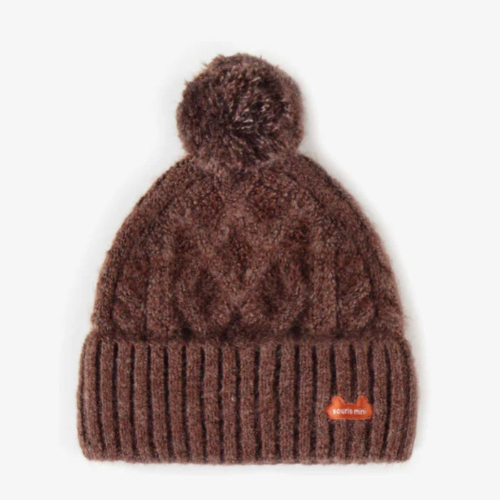 Brown Knitted Toque