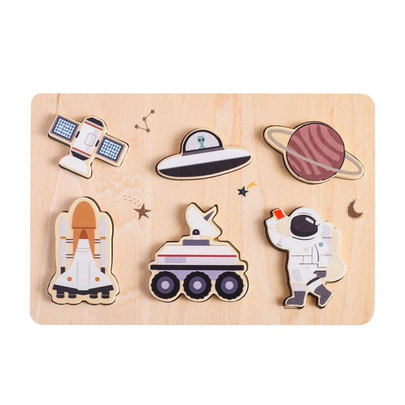 Space Adventure Wooden Puzzle